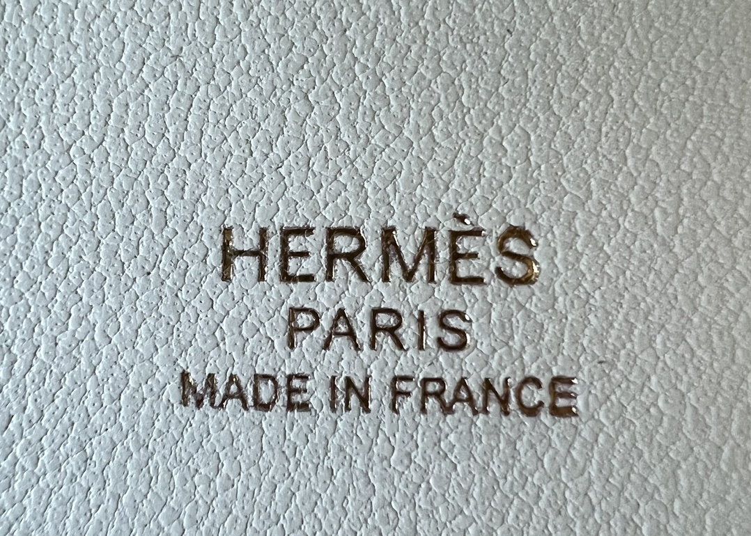 Hermes Jypsiere Mini Shoulder Bag In White Swift Leather